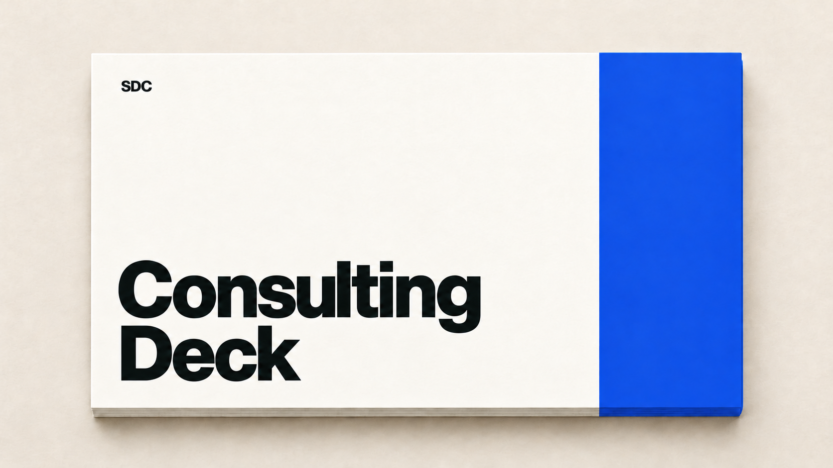 SDC Consulting Deck cover