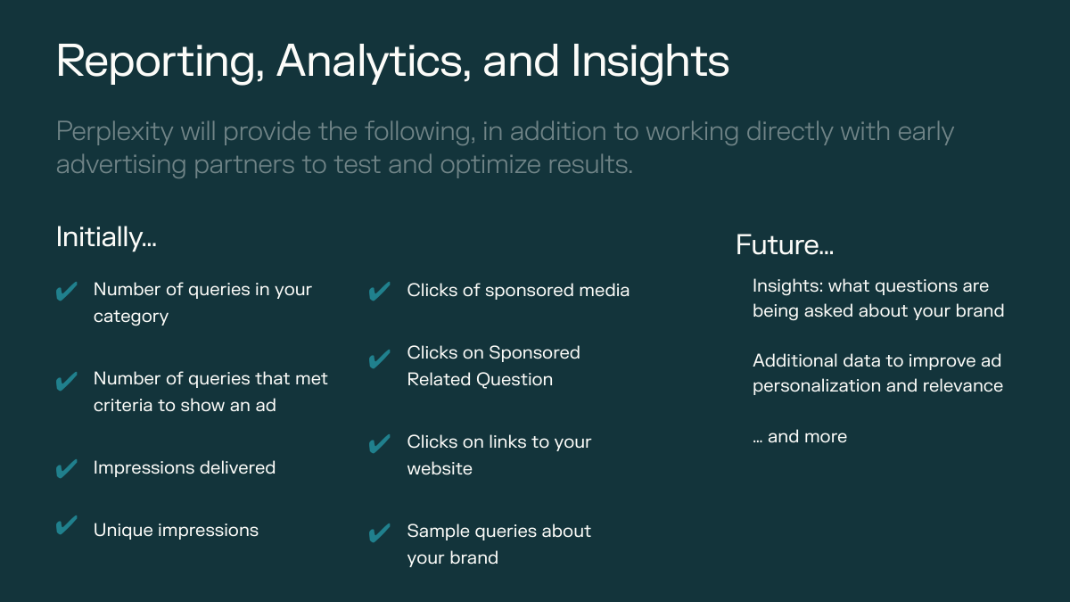 Perplexity: Get to the advertising offer sooner